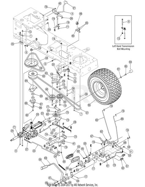 Found on Diagram Deck Assembly. . Troy bilt bronco parts diagram